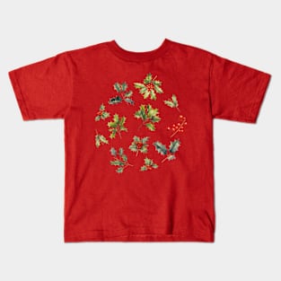 Christmas botany Kids T-Shirt